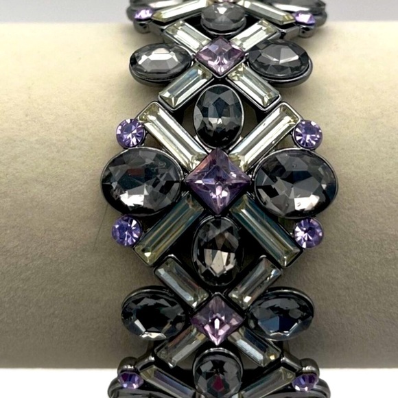 Vintage Beaded Necklace & Rhinestone Bracelet Set - Picture 6 of 8